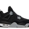 Air Jordan 4 Retro SE GS 'Black Canvas' -Retro Shoes Shop 1 372