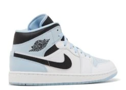 Air Jordan 1 Mid SE 'White Ice Blue' -Retro Shoes Shop 3 132