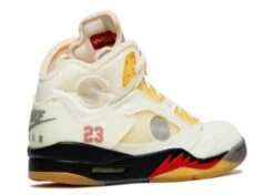 Off-White X Air Jordan 5 SP 'Sail' 8 Off-White X Air Jordan 5 SP 'Sail' -Retro Shoes Shop 3 166